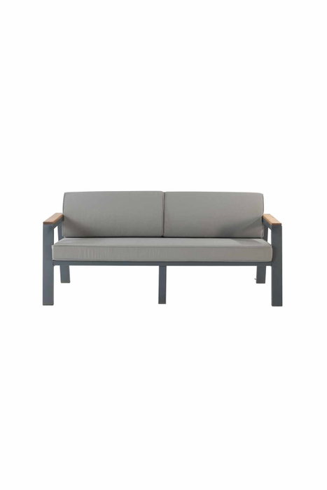 Hanah Home Leo Conjunto de Jardín Gris (3+1+1+2) Hanah Home Leo Conjunto de Jardín Gris (3+1+1+2)